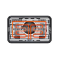 4″ x 6″ Heated LED Projector Headlight (High Beam) 2400 Lumens
